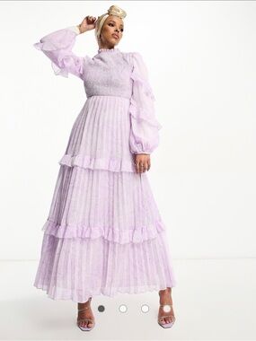 ASOS Ruffle Tiered Maxi Dress